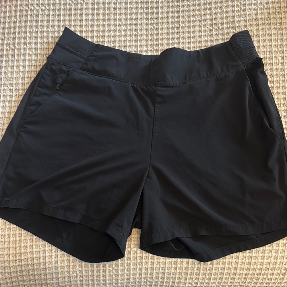 Black Women's Athleta Brooklyn Shorts - Lightweight Performance